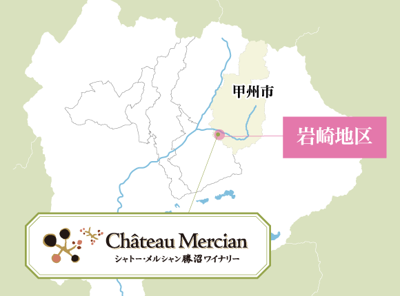 山梨県 甲州市 岩崎地区