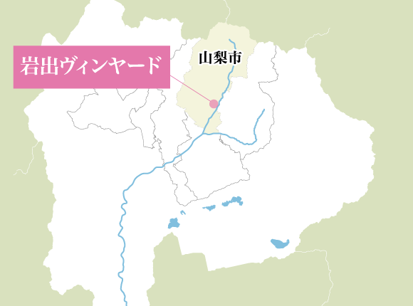 山梨県 山梨市 岩出ヴィンヤード